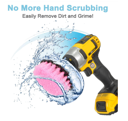 M10 Drill Scrubber Brush Attachment 230g 0