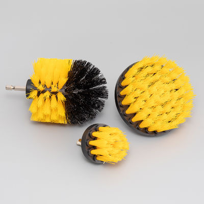 3pcs Yellow Drill Scrubber Brush 3.5in