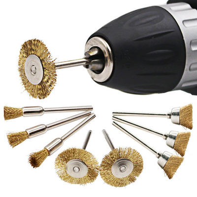 2.5cm Rust Removal Wire Metal Wheel Brush 4.7g 41mm Long Rotary Grinder Power Tool