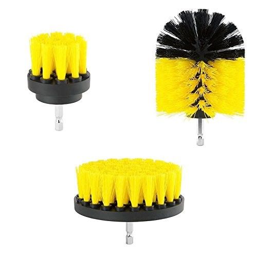 Drill Brush Attachment Bathroom Surfaces Tub, Shower, Tile and Grout Power Scrubber Cleaning Kit