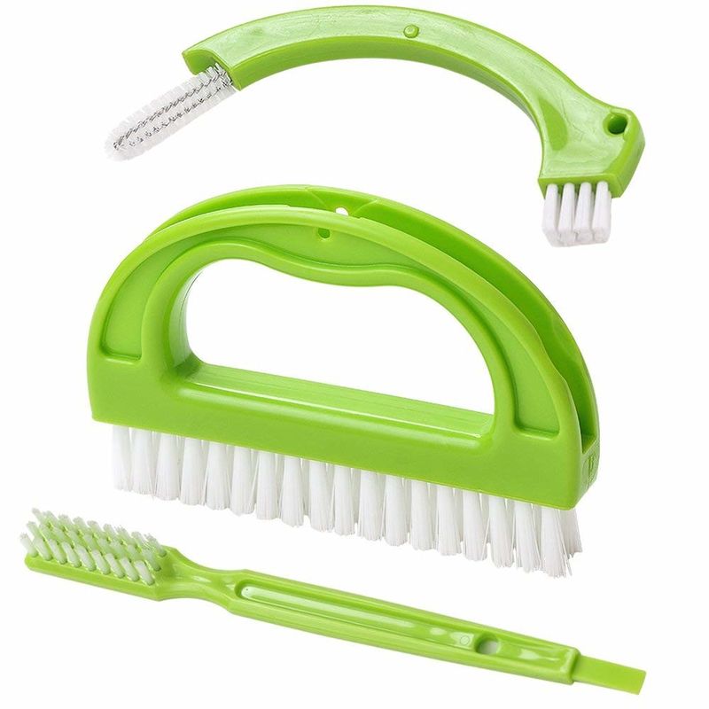 buy OEM Tile Cleaning Grout Scrubber Brush Set 5.5in 3 In 1 With Handle online manufacturer