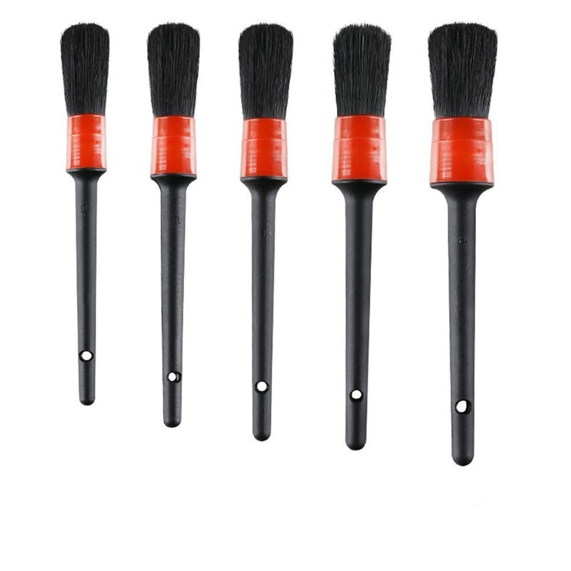 buy 5pcs Car Cleaning Brush Kit Automative Detailing Brush 8.07&quot; online manufacturer