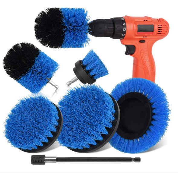 Drill Cleaning Brush Attachment Set, Drill Scrubber Brush Cleaning Brush kit for Bathroom car Grout