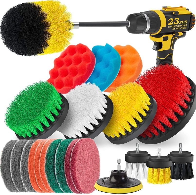 23Pcs Scrub Pad Drill Attachment Power Scrub Brush Kit 2 Pounds