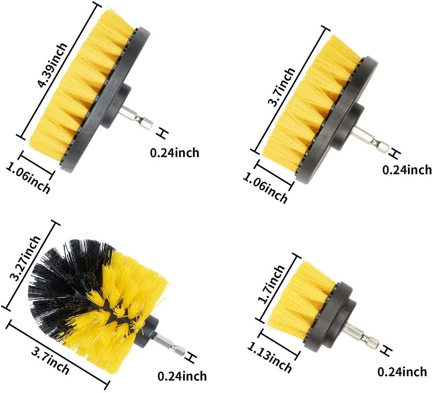 buy Plate Hole 7.5mm Power Drill Brush Kit Scrubber 0.25 Inch Bearing online manufacturer