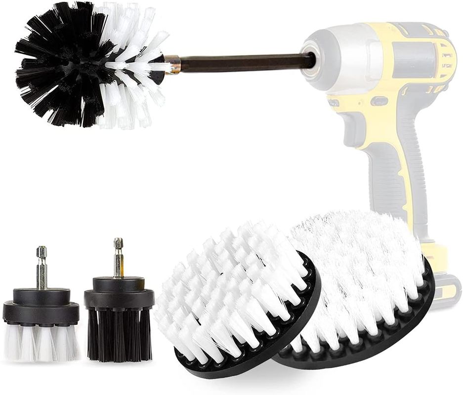 buy 6pcs Drill Scrubber Brush Set With 6in Extended Long Attachment online manufacturer