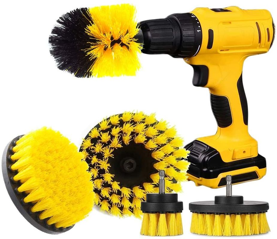 buy Polypropylene Scrub Medium Stiff Drill Brush Attachment 5pcs Per Set online manufacturer