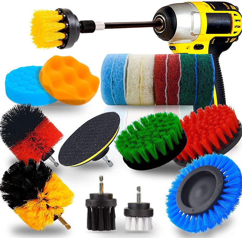 buy 20pcs Power Drill Brush Accessories Set 350g 15cm Extension Attachment online manufacturer