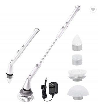 buy ABS Cordless Electric Spin Scrubber Brush 10cm Rechargeable online manufacturer