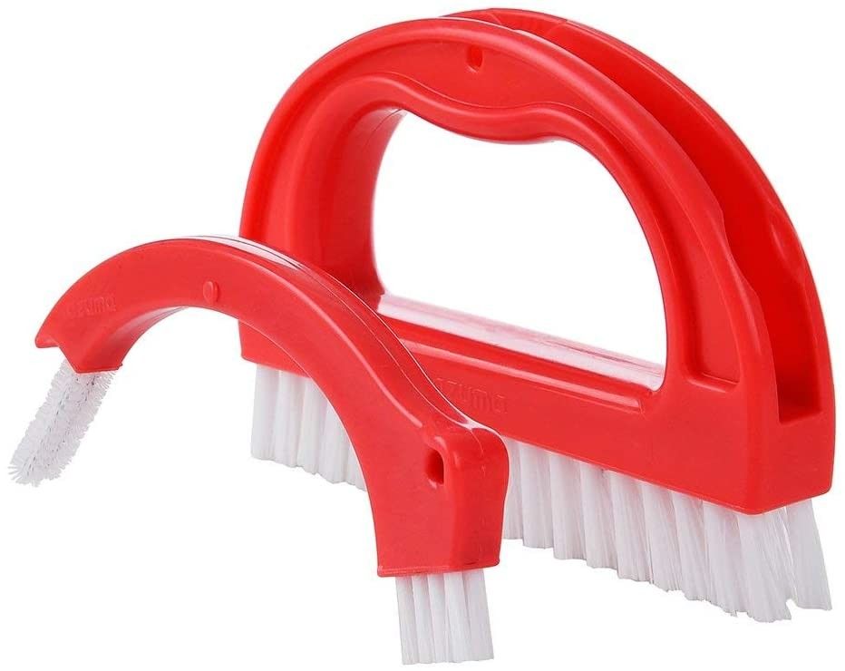 buy 2.1in Red Joint Tile Scrub Brush ‎3.5inch Flat Shape Grout Cleaning online manufacturer