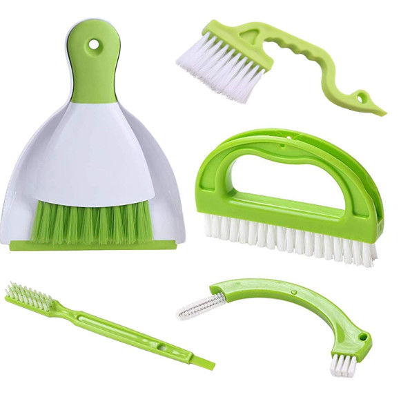 buy 14cm Ergonomic Tile Scrubber Brush Set 6pcs With Nylon Bristle online manufacturer