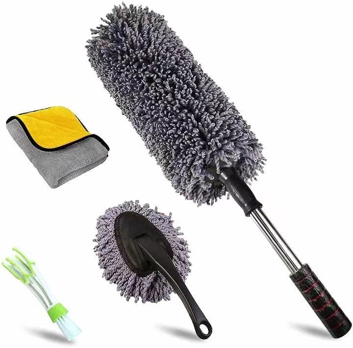 4PCS Car Interior Detailing Brush PP Microfiber Duster