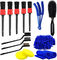 14PCS Car Auto Detailing Brush Set Motorcycle Cleaning ‎‎7.09in