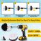 310g Car Detail Drill Brush Kit 88mm Outside Diameter Drill Scrubber Attachments