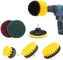 7pcs Drill Brush Scouring Pad Attachments for Bathroom Kitchen Cleaning