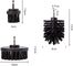 3pcs Drill Brush Attachment Set 220g